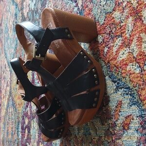 White Mountain Black Women's Sandals